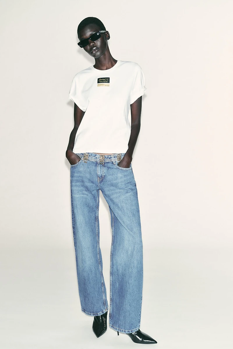 SHORT SLEEVE T-SHIRT WITH LABEL