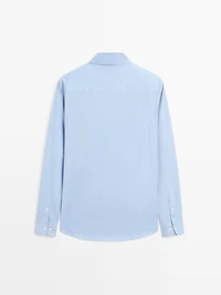 Regular fit twill shirt