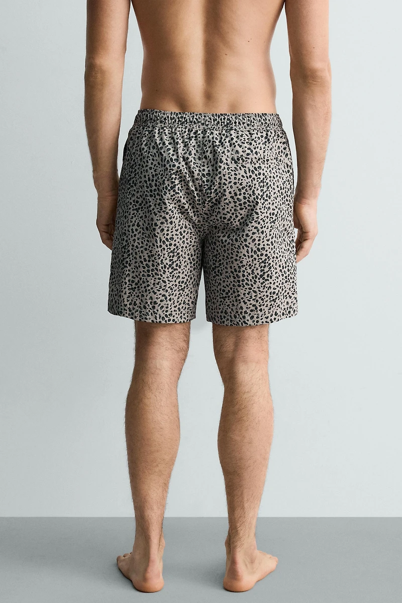 MAILLOT DE BAIN LONG À IMPRIMÉ ANIMAL
