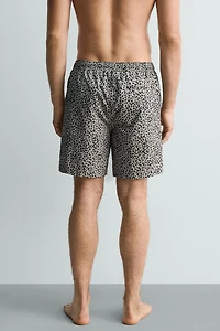 MAILLOT DE BAIN LONG À IMPRIMÉ ANIMAL