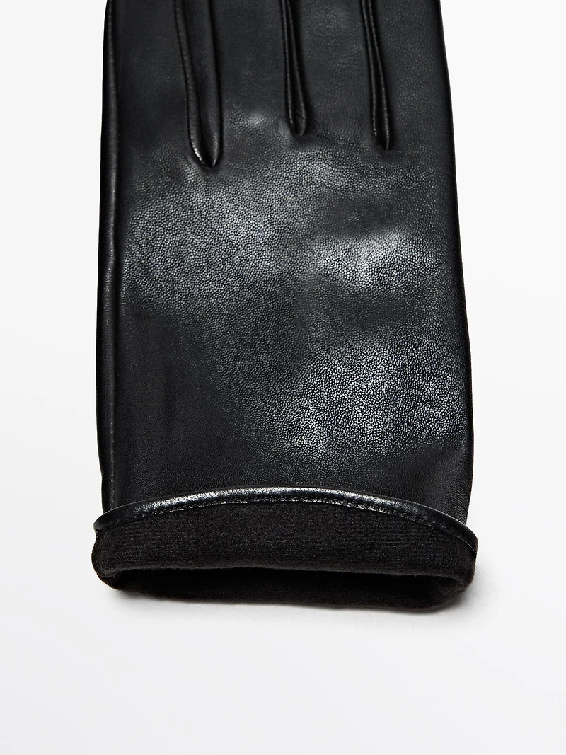 Gants en cuir nappa
