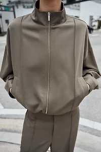 BLOUSON BOMBER COL MONTANT