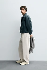 WASHED CROPPED FIT JACKET