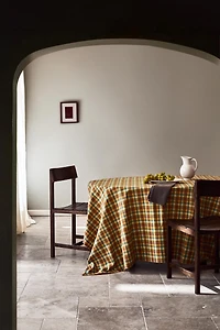 DYED THREAD TABLECLOTH