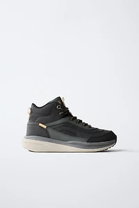 TECHNICAL HIGH-TOP SNEAKERS