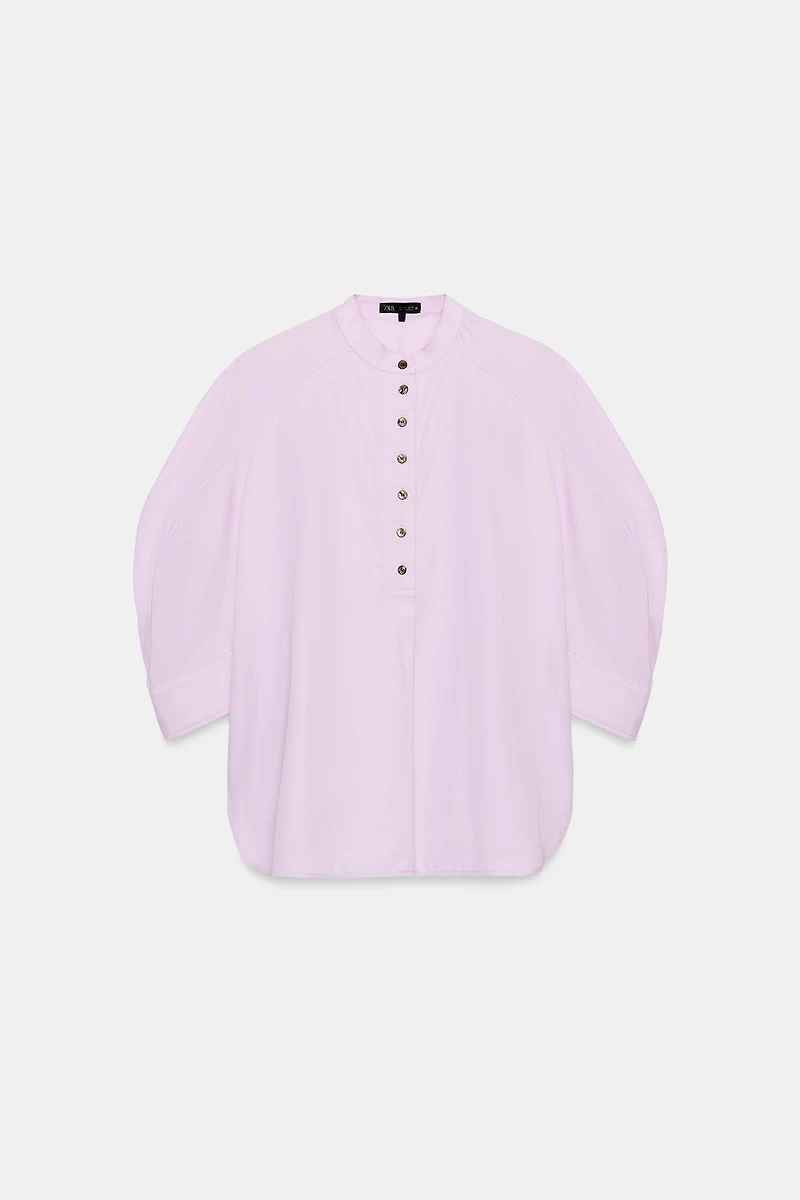 ZW COLLECTION PUFF SLEEVE SHIRT