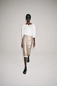 ZW COLLECTION SEQUIN MIDI SKIRT