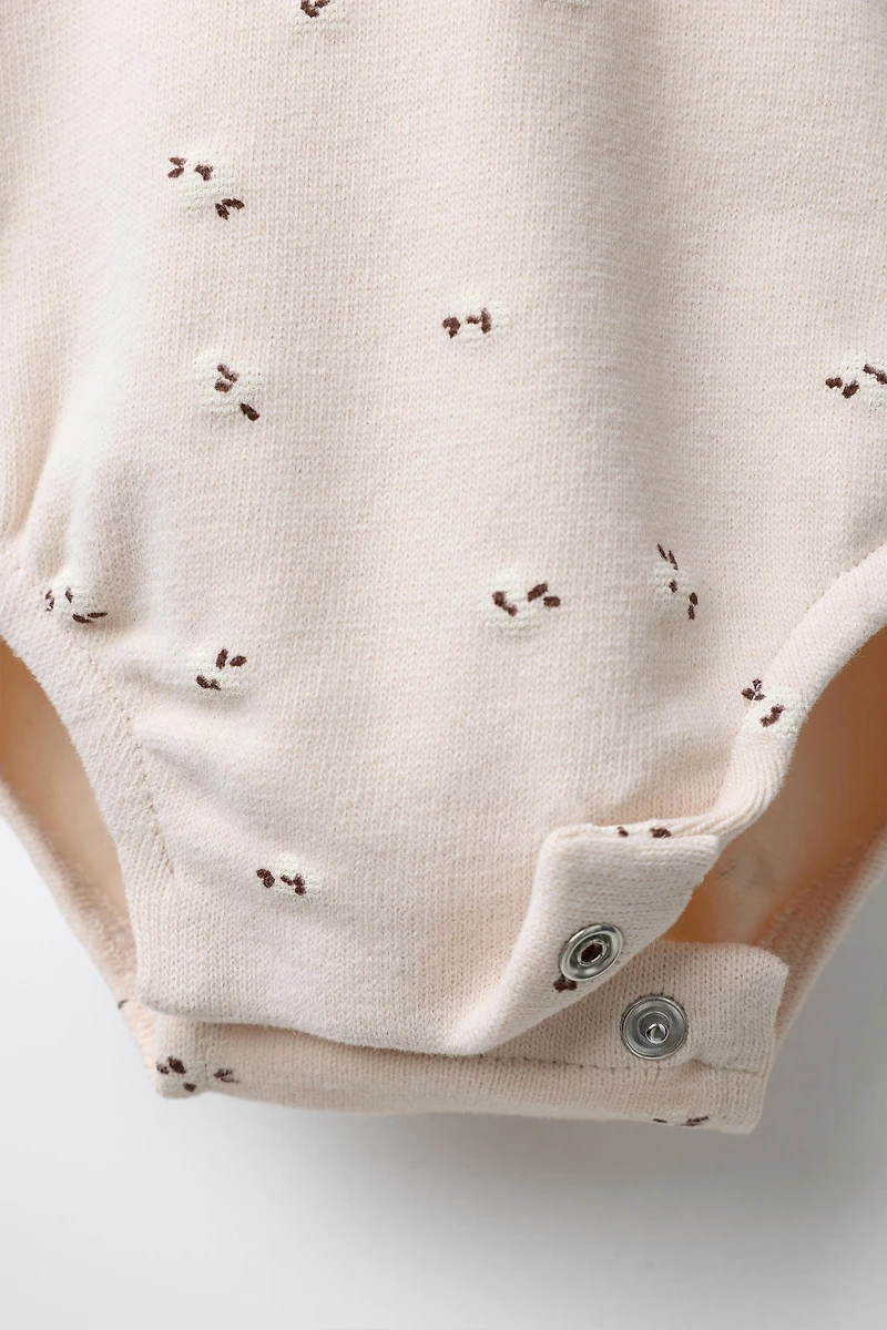 WARM FLORAL BODYSUIT