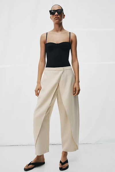 CROSSOVER FRONT PANTS ZW COLLECTION