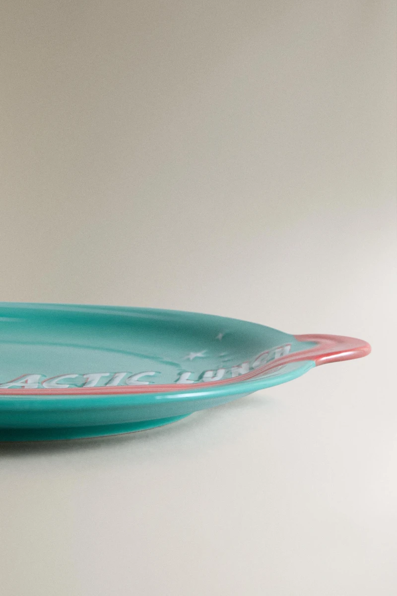 KIDS' SPACE STONEWARE PLATE