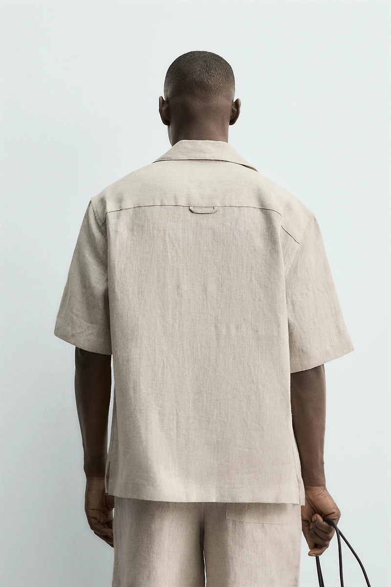 CHEMISE RELAXED FIT 100% LIN