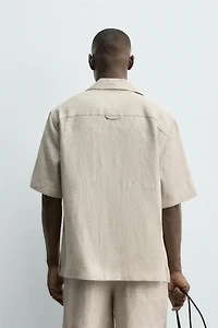 CHEMISE RELAXED FIT 100% LIN