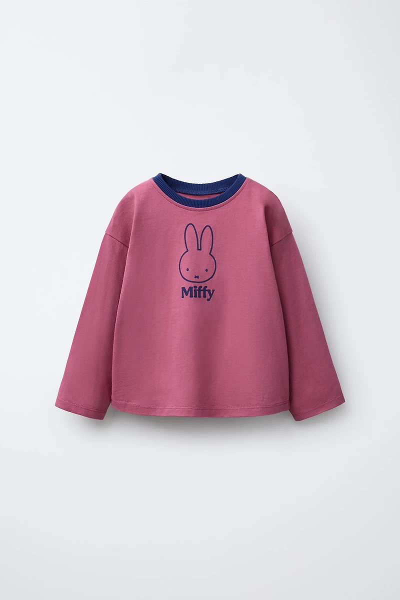 MIFFY™ MERCIS BV © PRINTED PIPING T-SHIRT