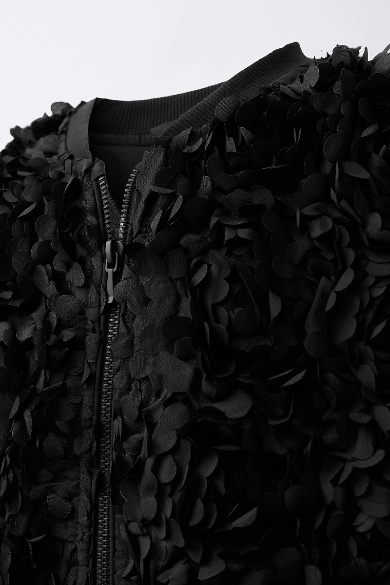 FLORAL BOMBER JACKET