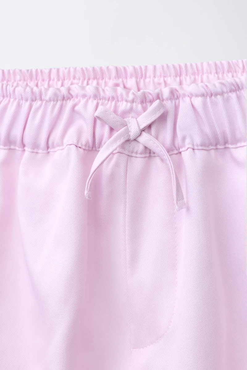 GATHERED BARREL PANTS