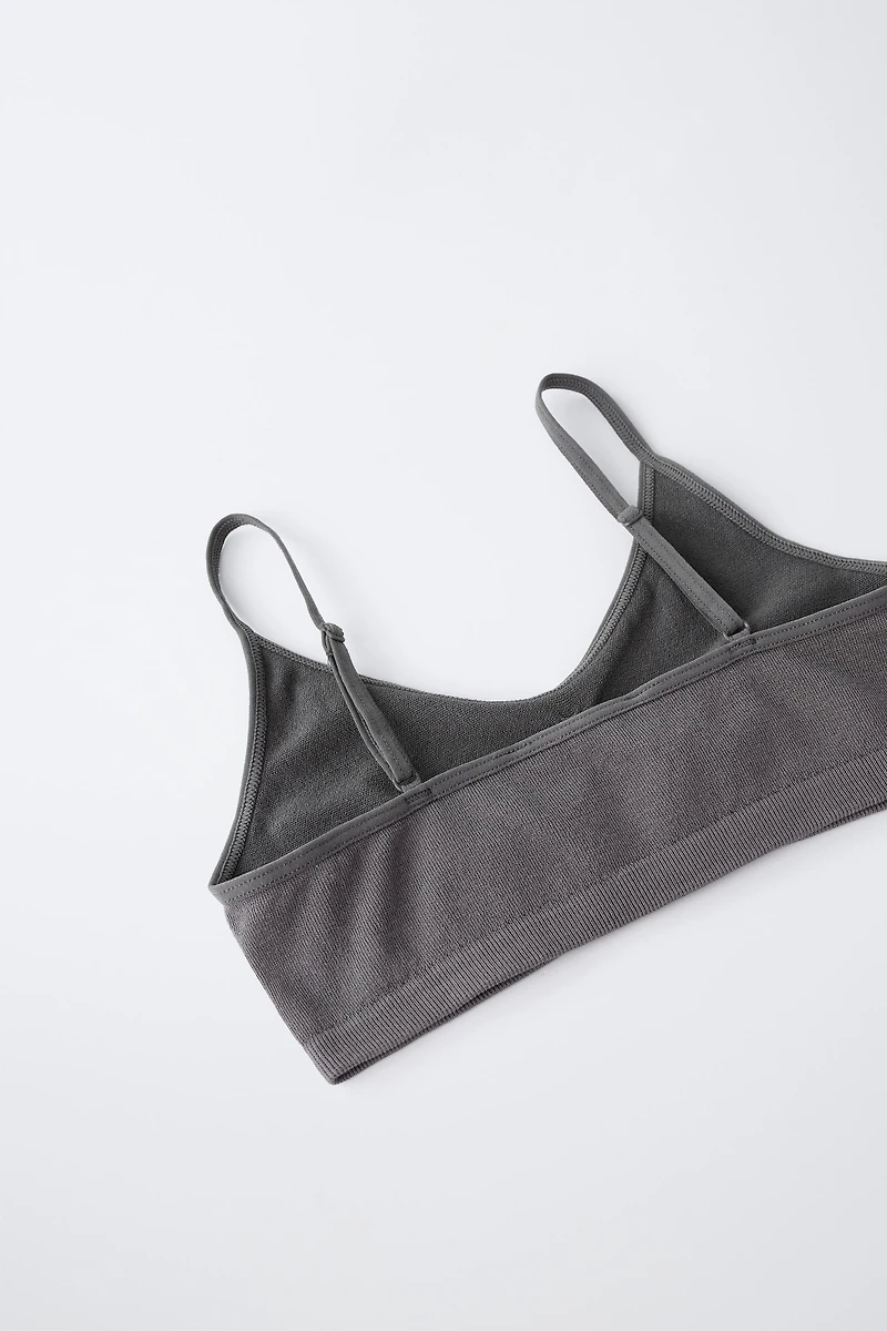 9-14 ANS/ LOT DE DEUX TOPS SANS COUTURE