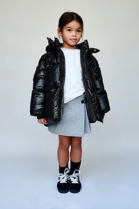 WATER REPELLENT AND WIND RESISTANT DOWN PUFFER COAT