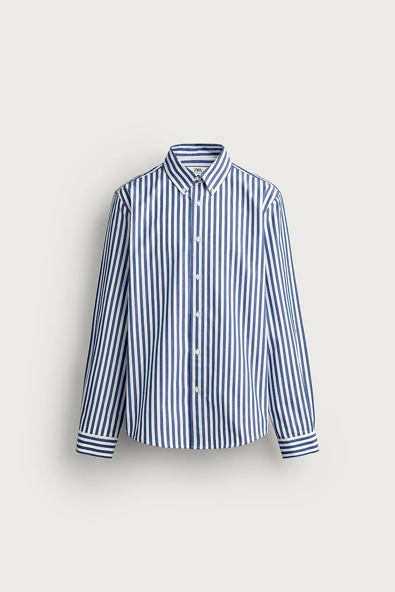STRIPED RELAXED FIT SHIRT