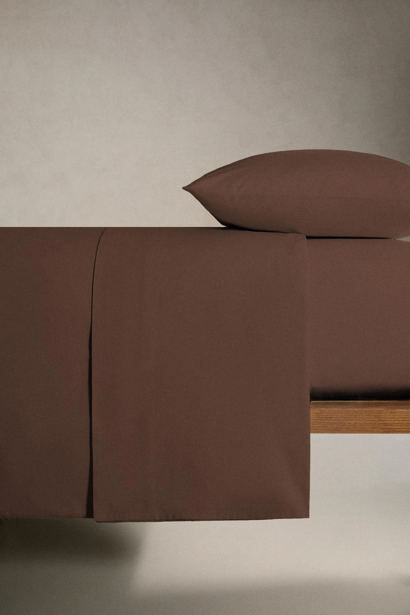 PERCALE COTTON FLAT SHEET (200 THREAD COUNT)