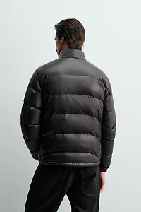 100% FEATHER WATER REPELLENT PUFFER JACKET