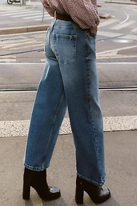 Z.10 HIGH-WAISTED BELTED CULOTTE JEANS