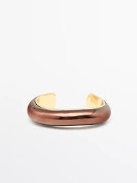 Bronze effect patina bracelet