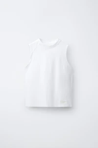 T-SHIRT UNI SANS MANCHES