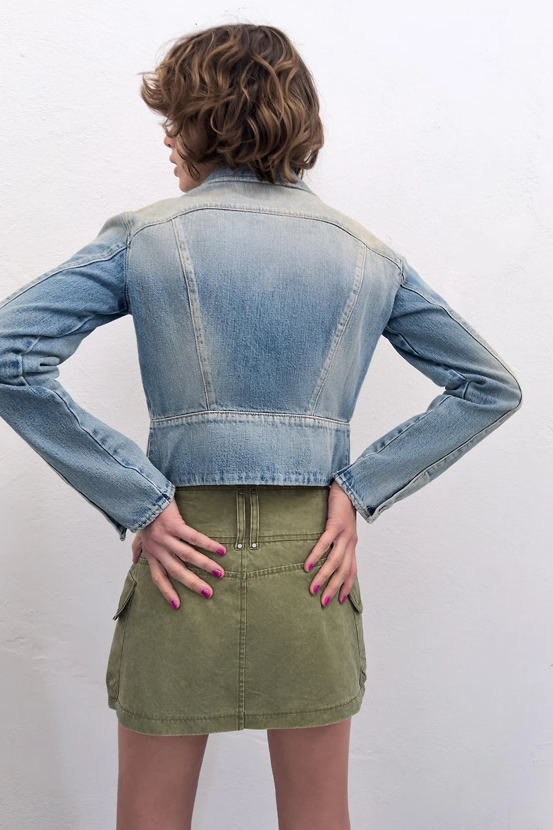 JUPE-PANTALON À POCHES