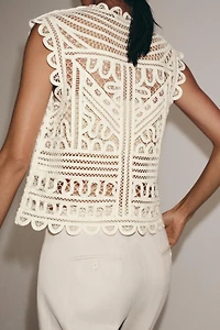 ZW COLLECTION CROCHET BLOUSE