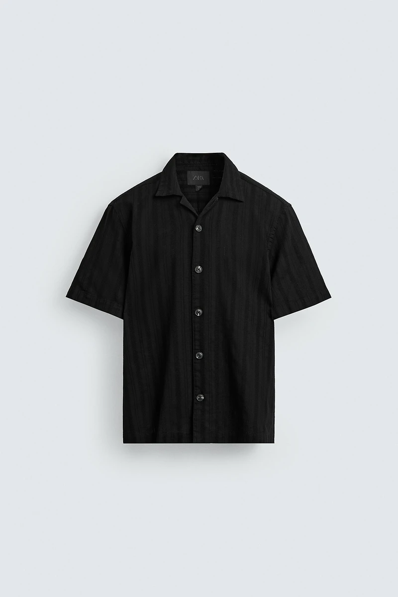 STRIPED JACQUARD SHIRT