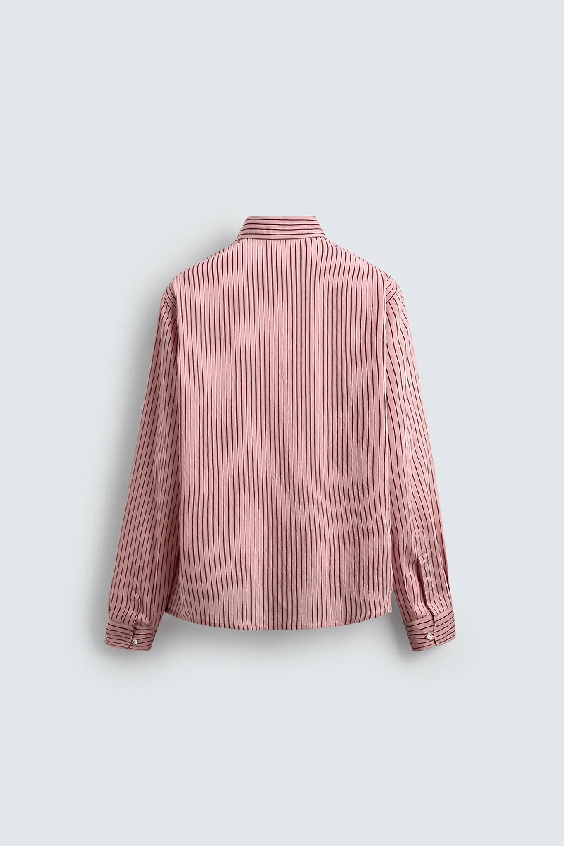 FLOWY STRIPED SHIRT