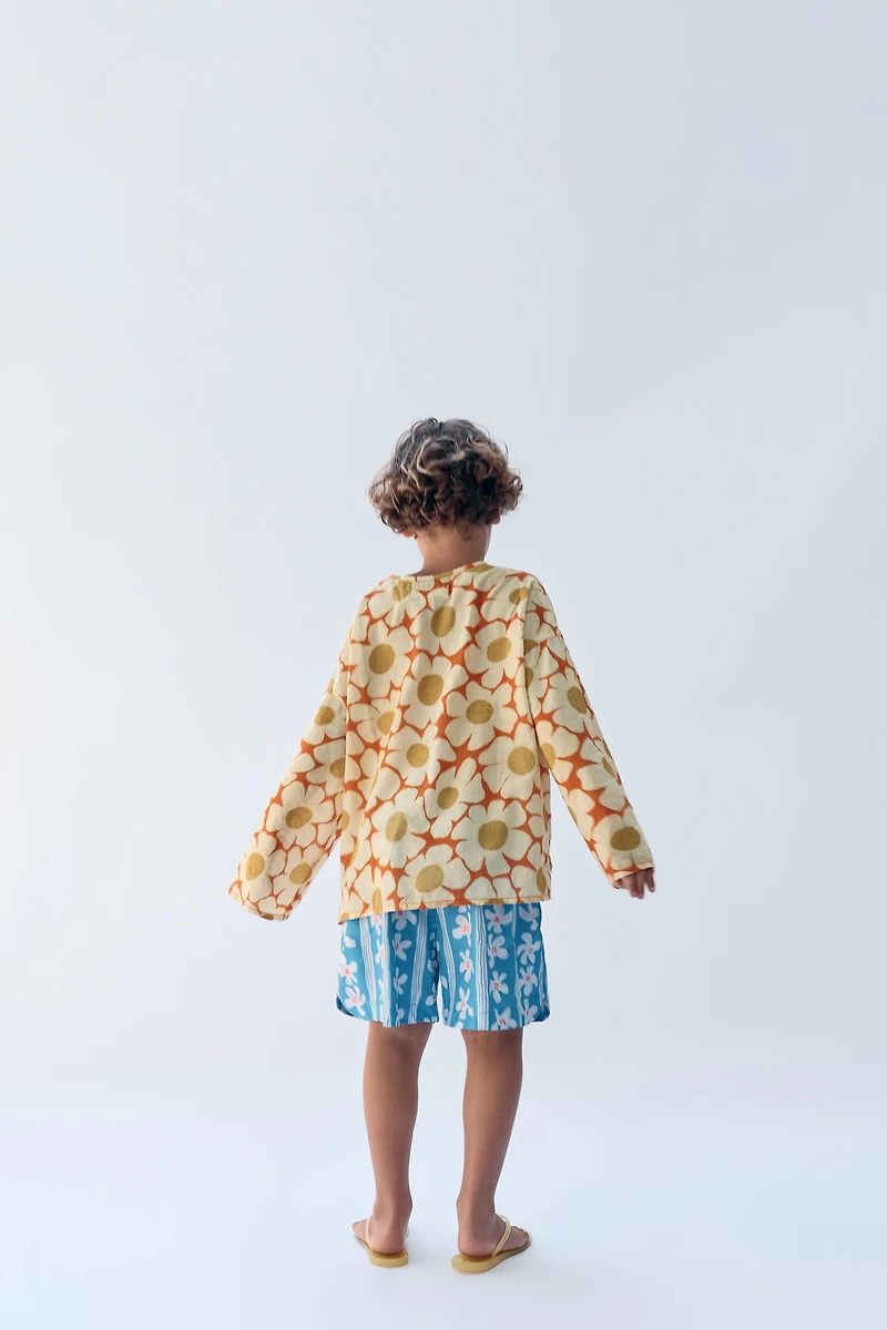 2-14 YEARS/ LIMITED EDITION FLORAL SHIRT