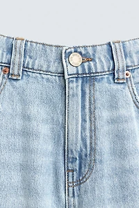 LOOSE FIT JEANS WITH MICKEY SILHOUETTE PATCH HARRY LAMBERT FOR ZARA X DISNEY