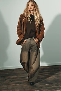 TRF OVERSIZE HIGH WAISTED JEANS