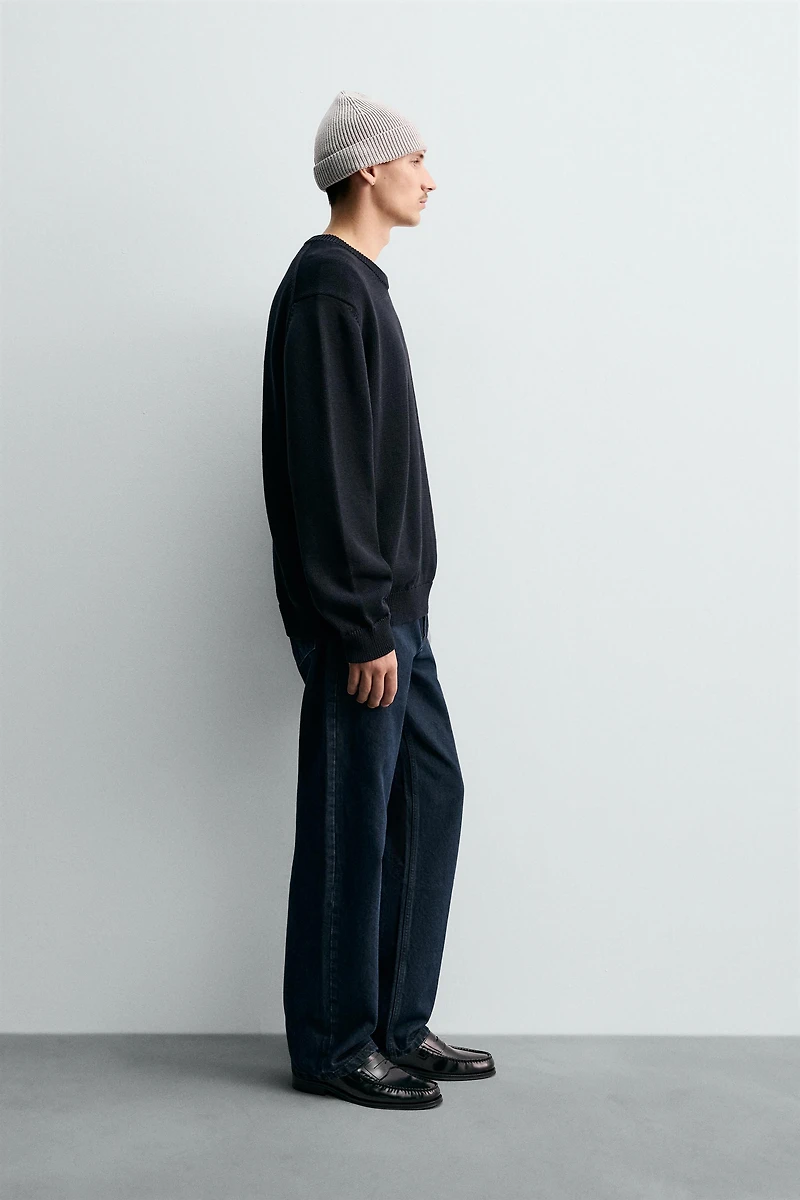 PULL REGULAR FIT EN COTON