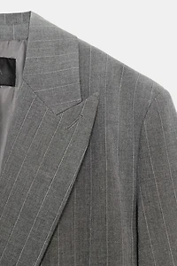 BLAZER OVERSIZE RAYURES BANQUIER