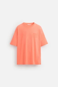 EMBROIDERED TEXT T-SHIRT