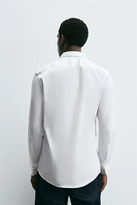 CHEMISE SLIM FIT BOUTONS DE MANCHETTE