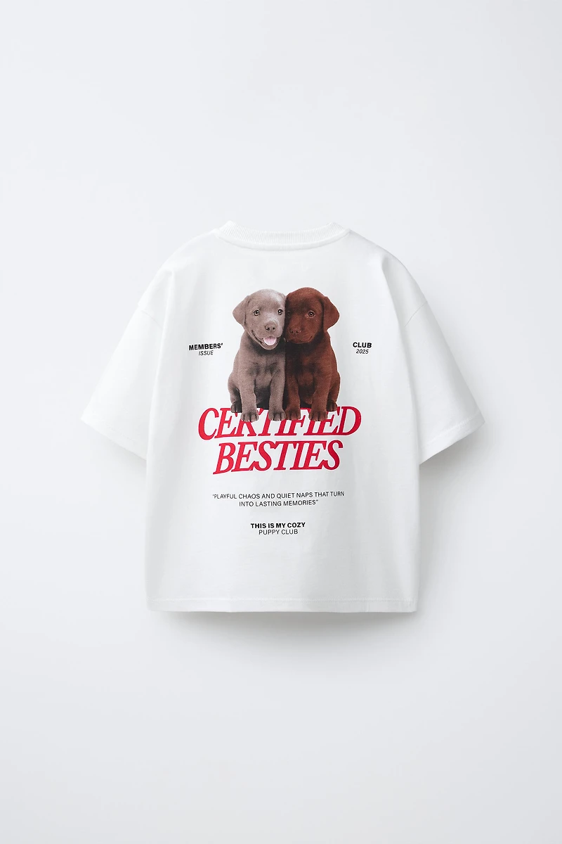 DOG PRINT T-SHIRT