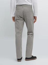 Slim fit corduroy denim trousers