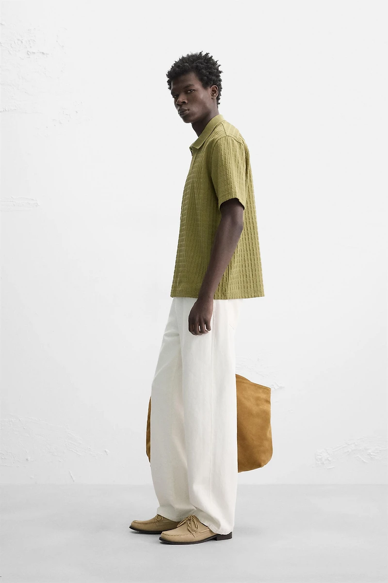 TEXTURED POLO