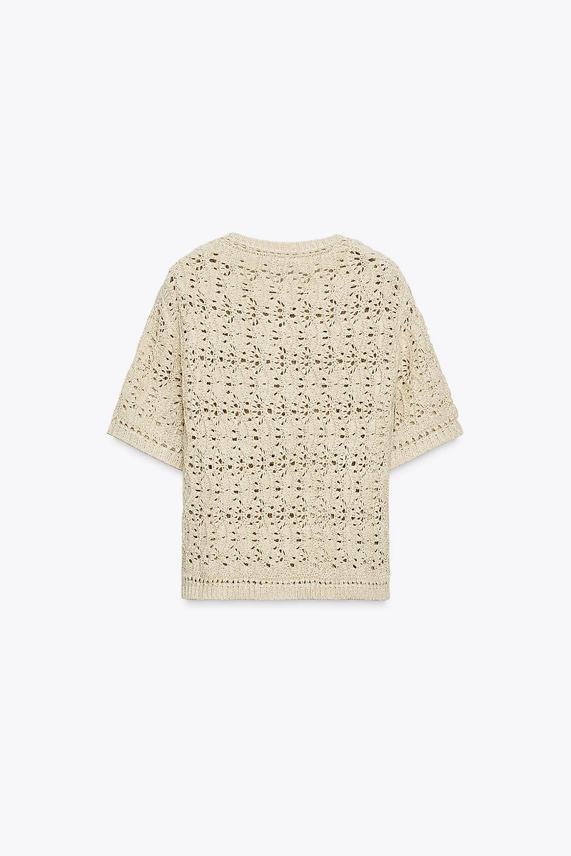 OPEN KNIT CARDIGAN