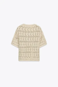 OPEN KNIT CARDIGAN