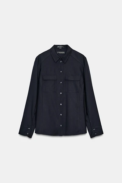 100% WOOL SHIRT ZW COLLECTION
