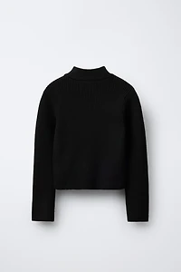 PULL CANNELÉ COL CHEMINÉE CHAMPION ® X ZARA