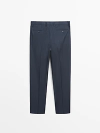 Pantalon de costume à rayures tennis