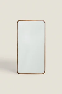 LARGE FULL LENGTH MIRROR WITH ROUNDED FRAME