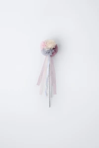 FOREST FAIRY BUTTERFLY TULLE GLITTER WAND COSTUME