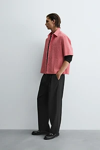CHECKERED RELAXED FIT SHIRT