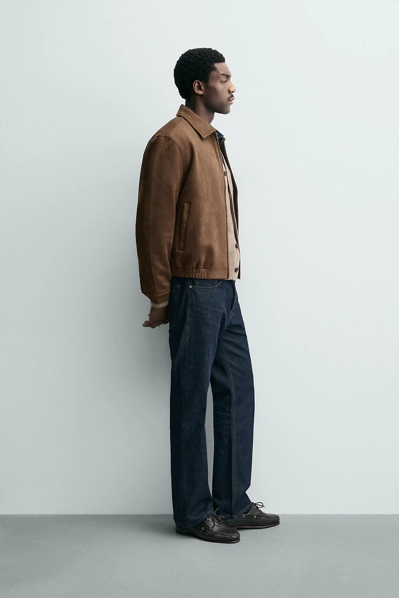 FAUX SUEDE JACKET